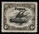 AUS Papua (BNG) EDVII SG17, 4d black & sepia LH MINT. Cat £250. Wmk HORIZONTAL