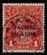 AUSTRALIA New Guinea GV SG67c, 1d carmine-red, FINE USED. Cat £180. DIE II