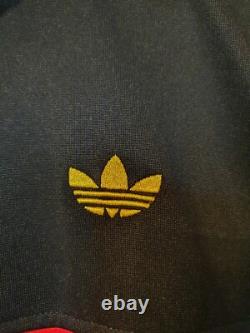 Adidas Mens Small Tracksuit Jacket Track Top Vintage Retro Papua New Guinea