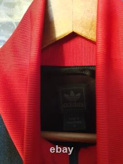 Adidas Mens Small Tracksuit Jacket Track Top Vintage Retro Papua New Guinea