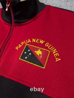 Adidas Papua New Guinea Track Jacket Womens Large Tracksuit Top Originals Flag