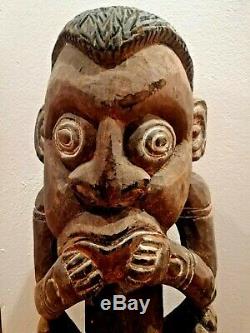 Ancestor Statue with giant phallus, Mindimbit Village, Papua New Guinea