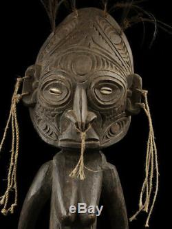 Ancestor figure, sepik carving, oceanic tribal art, papua new guinea