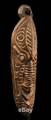 Ancestor mask, sepik carving, papua new guinea