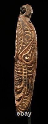 Ancestor mask, sepik carving, papua new guinea