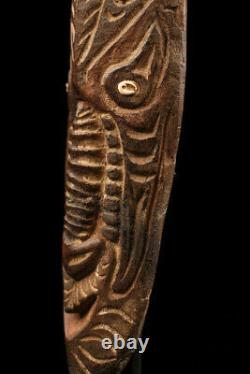 Ancestor mask, sepik carving, papua new guinea