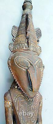 Ancestral Figure Male Fertility Statue Handcarved Ramu River P. New Guinea Ethnix