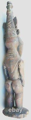 Ancestral Figure Male Fertility Statue Handcarved Ramu River P. New Guinea Ethnix