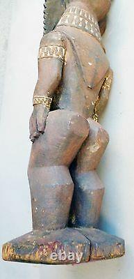 Ancestral Figure Male Fertility Statue Handcarved Ramu River P. New Guinea Ethnix