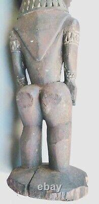 Ancestral Figure Male Fertility Statue Handcarved Ramu River P. New Guinea Ethnix