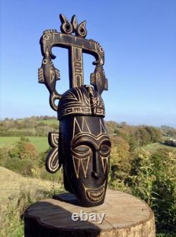 Ancestral Mask From Tami Island In Papua New Guinea