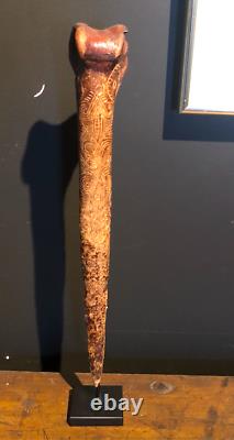 Ancien Dague Abelam en os, Abelam Cassowary dagger in bone Papua New Guinea