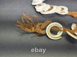 Antique 1880s-1920s Papua New Guinea Shell Currency Necklace Lot Kula Conus Naga