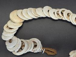 Antique 1880s-1920s Papua New Guinea Shell Currency Necklace Lot Kula Conus Naga