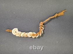 Antique 1880s-1920s Papua New Guinea Shell Currency Necklace Lot Kula Conus Naga