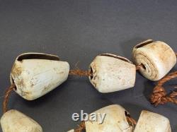 Antique 1880s-1920s Papua New Guinea Shell Currency Necklace Lot Kula Conus Naga