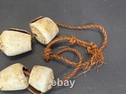 Antique 1880s-1920s Papua New Guinea Shell Currency Necklace Lot Kula Conus Naga