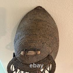 Antique Baba Yam Mask Oceanic Tribal Art Papua New Guinea