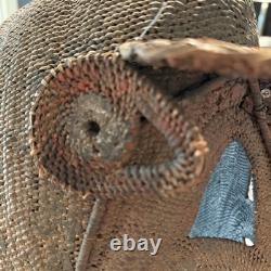 Antique Baba Yam Mask Oceanic Tribal Art Papua New Guinea