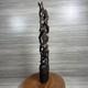Antique Massim Papua New Guinea Wood Totem MOP Shell Inlay Trobriand Ex-Curator