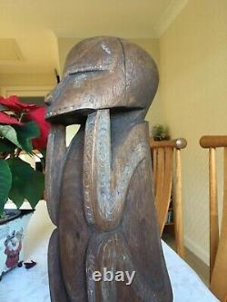 Antique Massim Wood Figure 19th c Original Oceanic Tribal Art Papua New Guinea