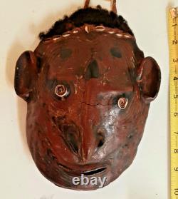 Antique Original Turtle Mask From Papua New Guinea Not A Tourist Souvinir