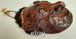Antique Original Turtle Mask From Papua New Guinea Not A Tourist Souvinir