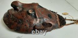 Antique Original Turtle Mask From Papua New Guinea Not A Tourist Souvinir
