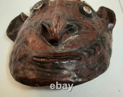 Antique Original Turtle Mask From Papua New Guinea Not A Tourist Souvinir