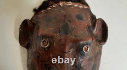 Antique Original Turtle Mask From Papua New Guinea Not A Tourist Souvinir