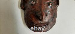 Antique Original Turtle Mask From Papua New Guinea Not A Tourist Souvinir