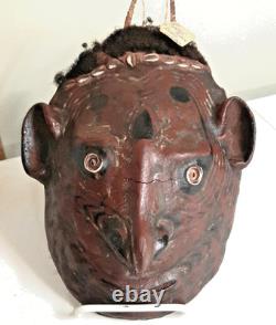 Antique Original Turtle Mask From Papua New Guinea Not A Tourist Souvinir