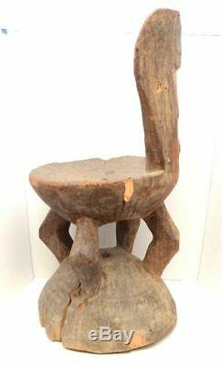 Antique PAPUA NEW GUINEA ORATORS STOOL CHAIR East Sepik River Tribal ancestor