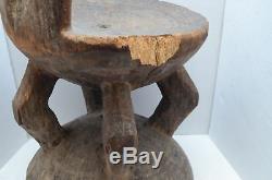 Antique PAPUA NEW GUINEA ORATORS STOOL CHAIR East Sepik River Tribal ancestor