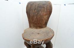 Antique PAPUA NEW GUINEA ORATORS STOOL CHAIR East Sepik River Tribal ancestor