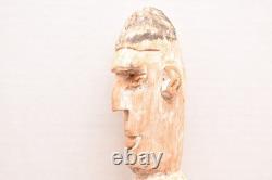 Antique PAPUA NEW GUINEA SAGO BOWL 25 EARLY 1900S ASMAT VTG OCEANIC CARVED WOOD