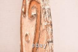 Antique PAPUA NEW GUINEA SAGO BOWL 25 EARLY 1900S ASMAT VTG OCEANIC CARVED WOOD