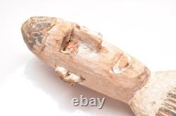 Antique PAPUA NEW GUINEA SAGO BOWL 25 EARLY 1900S ASMAT VTG OCEANIC CARVED WOOD