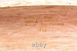 Antique PAPUA NEW GUINEA SAGO BOWL 25 EARLY 1900S ASMAT VTG OCEANIC CARVED WOOD