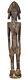 Antique Papua New Guinea 82cm Tall Ancestral Deity From The Sepik River Region