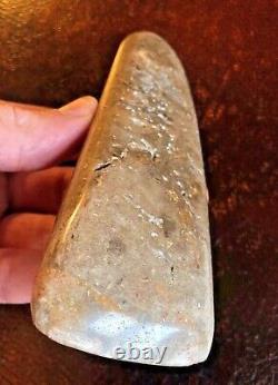 Antique Papua New Guinea Hard Stone Ceremonial Currency Axe Coin Art Club Adze