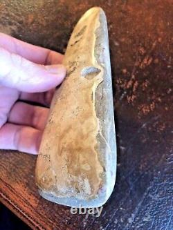 Antique Papua New Guinea Hard Stone Ceremonial Currency Axe Coin Art Club Adze