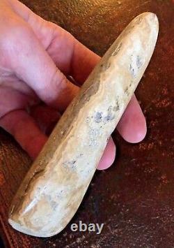 Antique Papua New Guinea Hard Stone Ceremonial Currency Axe Coin Art Club Adze