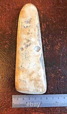 Antique Papua New Guinea Hard Stone Ceremonial Currency Axe Coin Art Club Adze