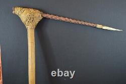 Antique Papua New Guinea Highland Tribal Cassowary Claw Fighting Club, c1890