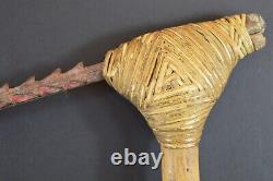 Antique Papua New Guinea Highland Tribal Cassowary Claw Fighting Club, c1890