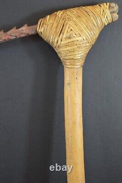 Antique Papua New Guinea Highland Tribal Cassowary Claw Fighting Club, c1890