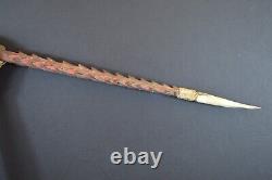 Antique Papua New Guinea Highland Tribal Cassowary Claw Fighting Club, c1890