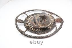 Antique Papua New Guinea Mask Yam Kaminbit Village Oceanic Ancestor Figrual Art