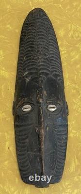 Antique Papua New Guinea Sepik River Ancestra Mask Tribal Art Vintage African